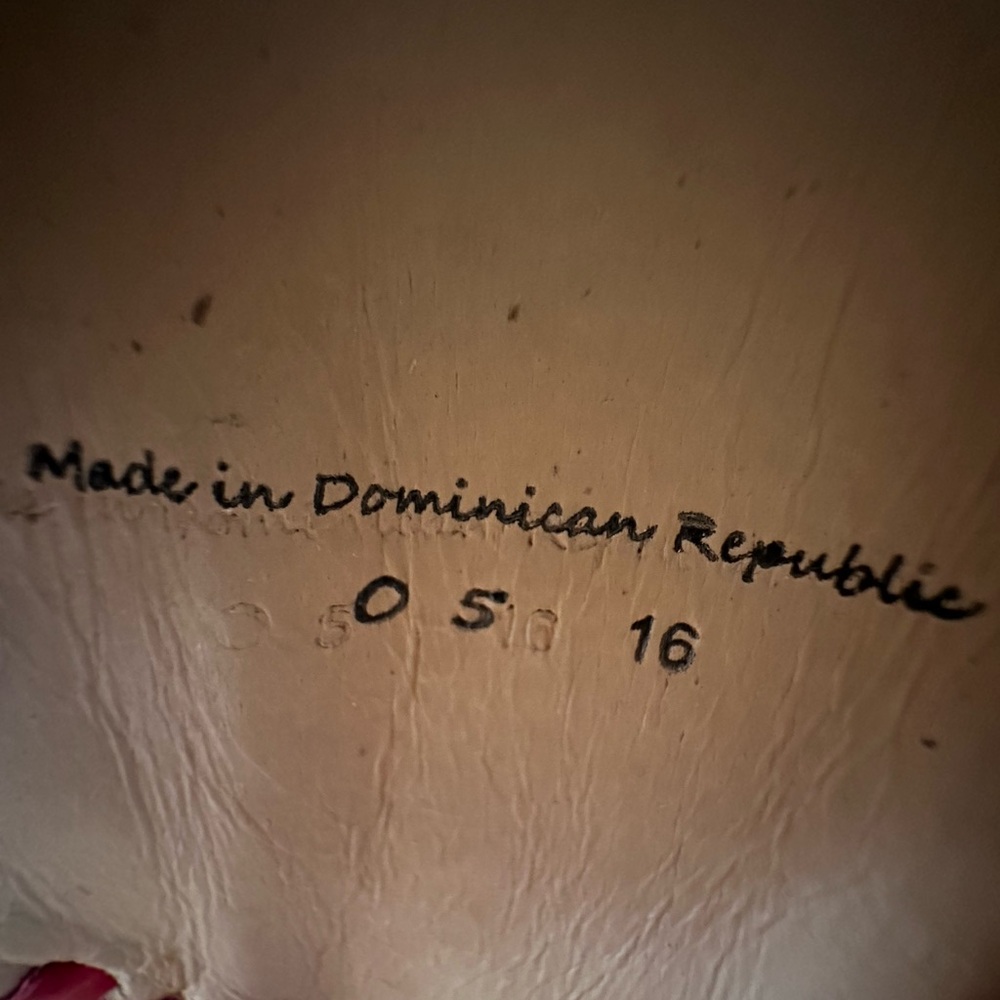 Women's GOP White and Red Elephant Sandals - Picture 3 of 5